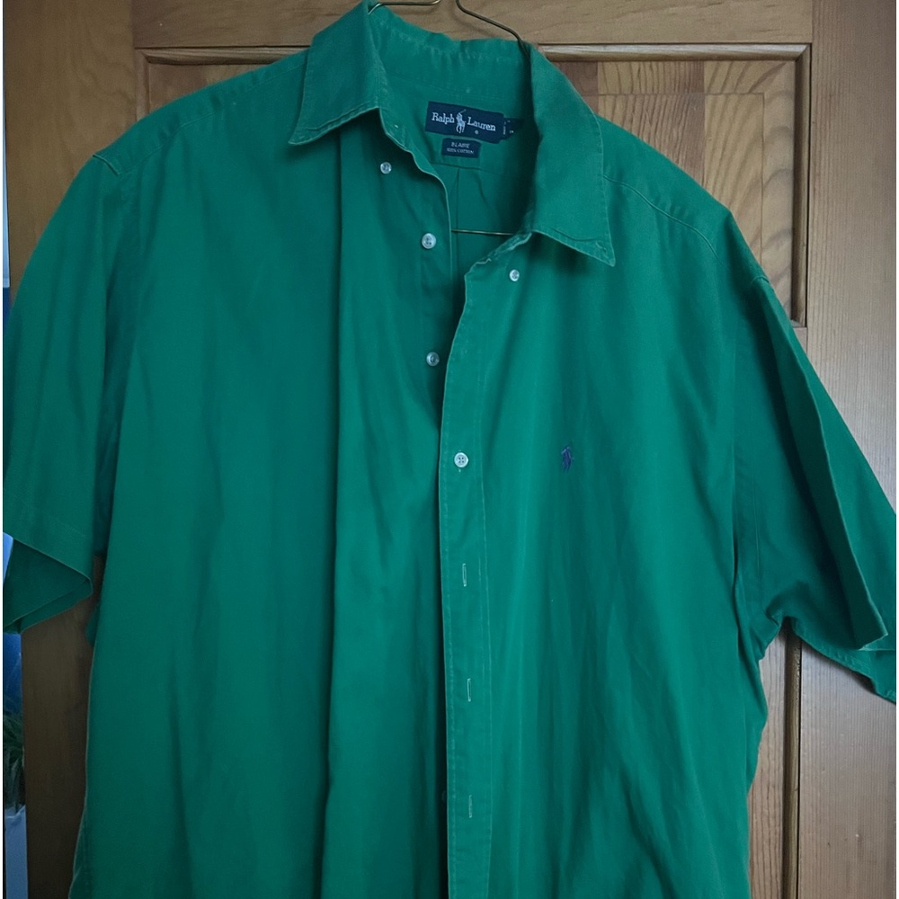 Ralph Lauren Green Casual Button Down Shirt
